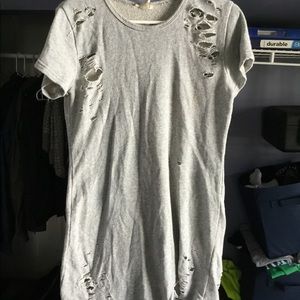 Gray long short sleeve